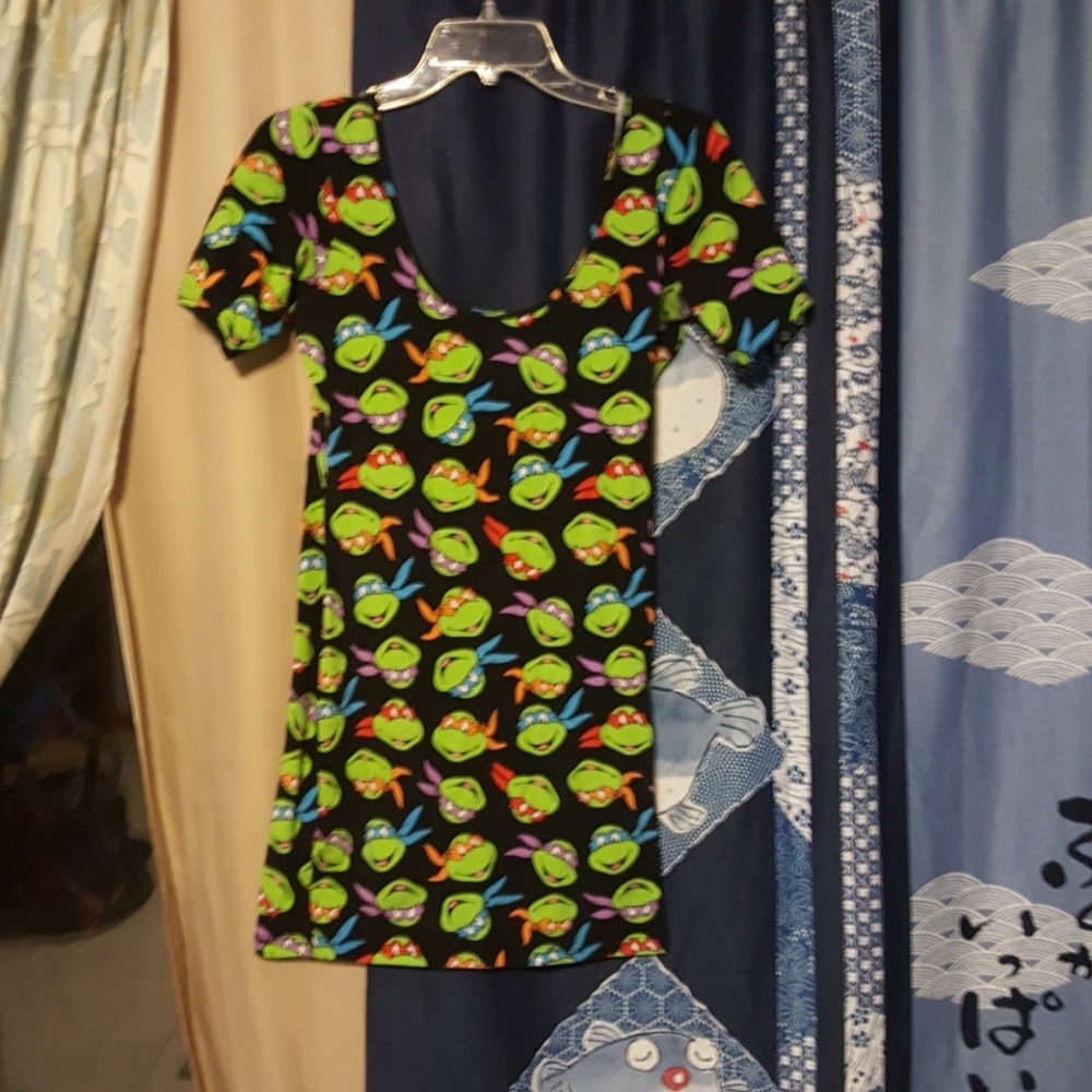TMNT bodycon dress L Teenage Mutant Ninja Turtles